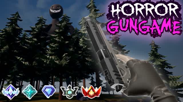 HORROR - GUN GAME 👻 — Fortnite Creative map cover art