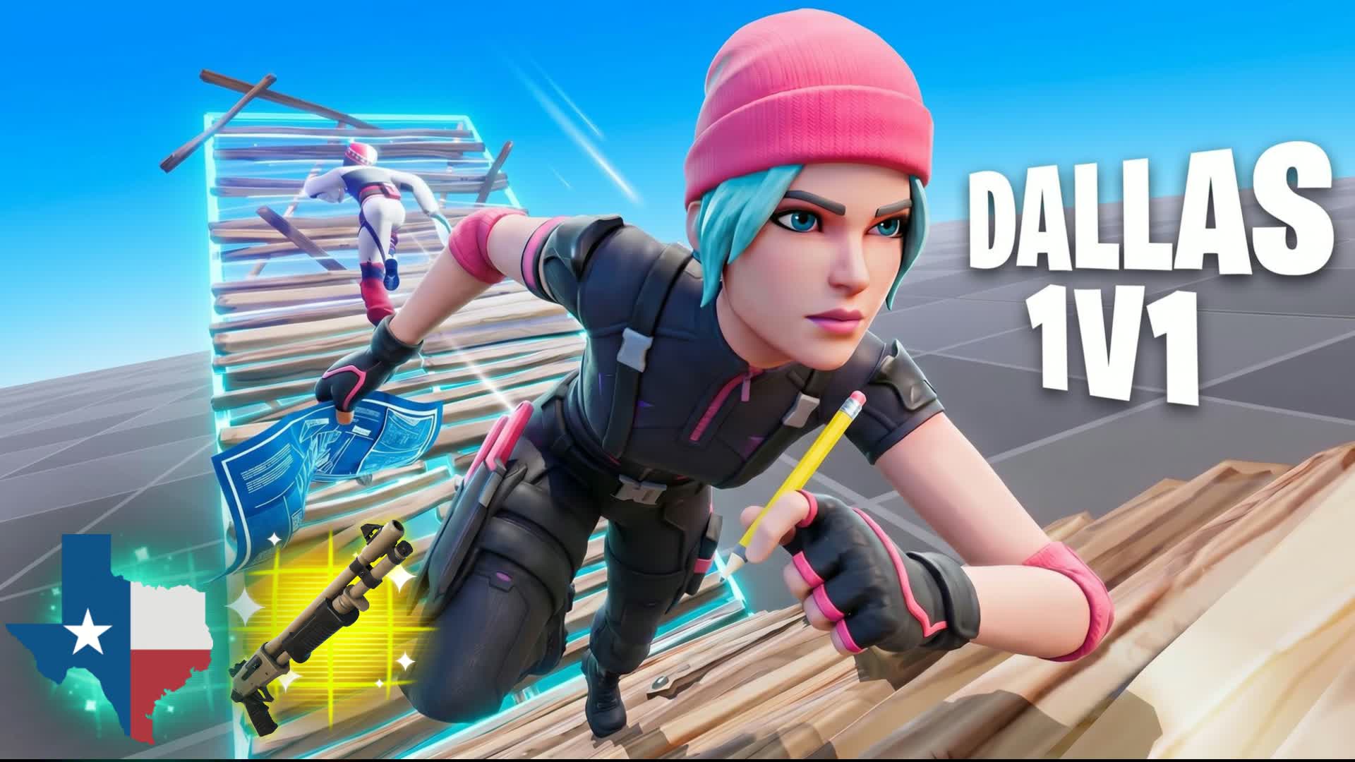DALLAS 1V1 MAP (UPDATED) — Fortnite Creative map
