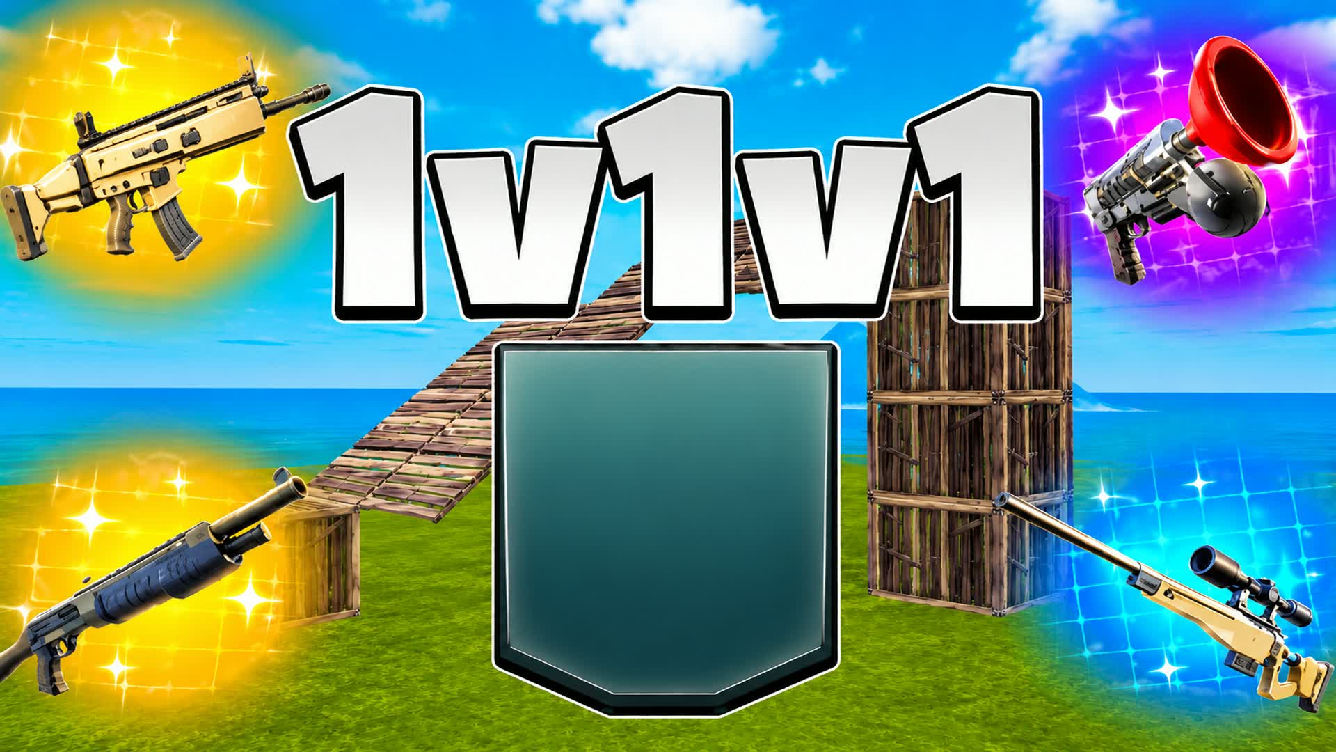 ALL WEAPONS FFA 1V1V1V1 — Fortnite Creative map