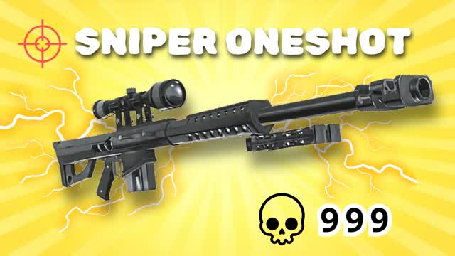 ONE SHOT SNIPER🎯💥 — Fortnite Creative map cover art