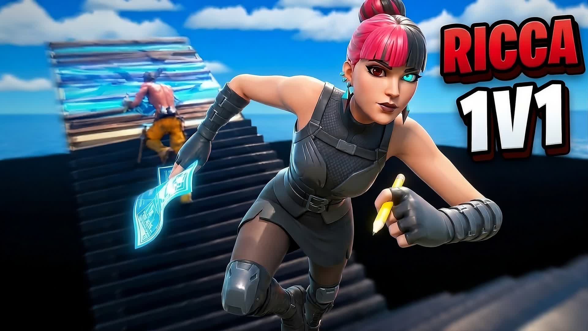 RICCA 1V1 BUILD FIGHT! — Fortnite Creative map