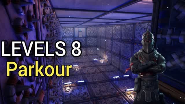 5384 باركور LEVELS 8 Parkour — Fortnite Creative map