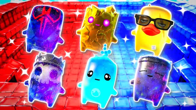 BLUE VS RED POLAR SPIKE 🔵🔴 — Fortnite Creative map