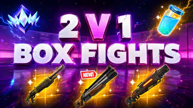 MEGA CLUTCH BOX FIGHT 2V1 [1V1] [1V2] 💫 — Fortnite Creative map