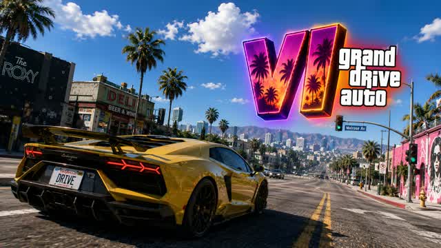 GRND DRIVE AVTO VI 6 🚗GDA RACING — Fortnite Creative map