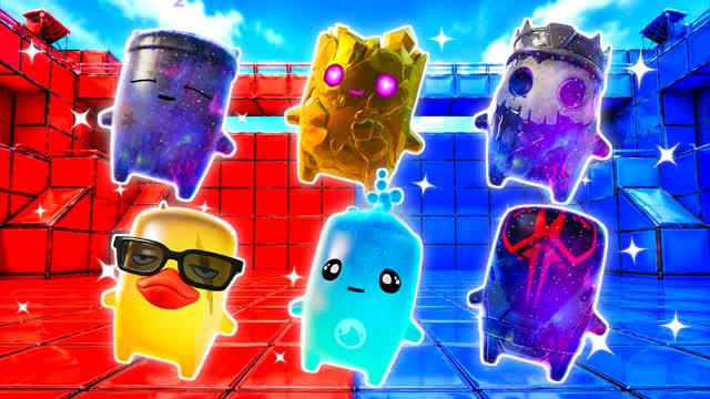 BLUE VS RED STEADFAST AIM 🔵🔴 — Fortnite Creative map