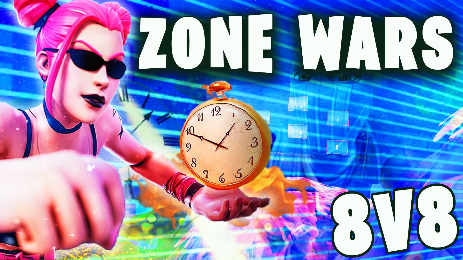 Zone Wars 8v8 — Fortnite Creative map