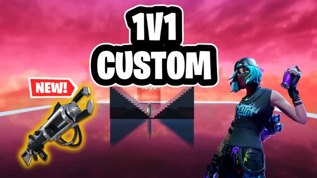 1V1 CUSTOM ULTIMATE — Fortnite Creative map cover art