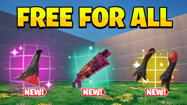 FREE FOR ALL GUN GAME 0252 7535 9690 — Fortnite Creative map cover art