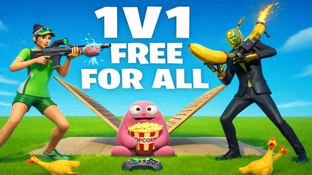1V1 Free for All — Fortnite Creative map