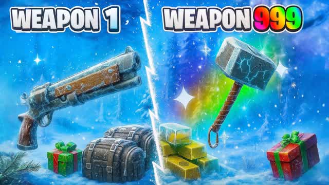 👴🏽WARFARE💥Gun Game ONE SHOT⭐️ — Fortnite Creative map cover art