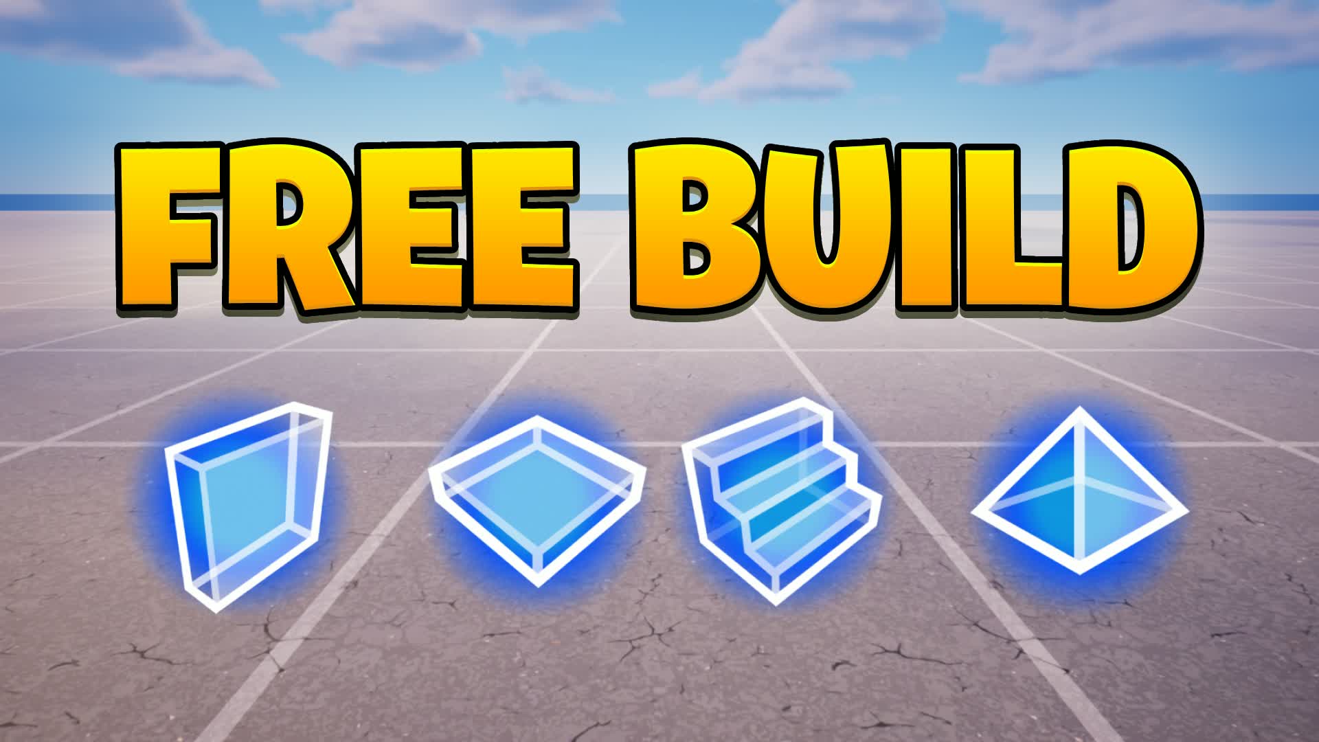 FREE BUILD FFA 1V1V1 — Fortnite Creative map