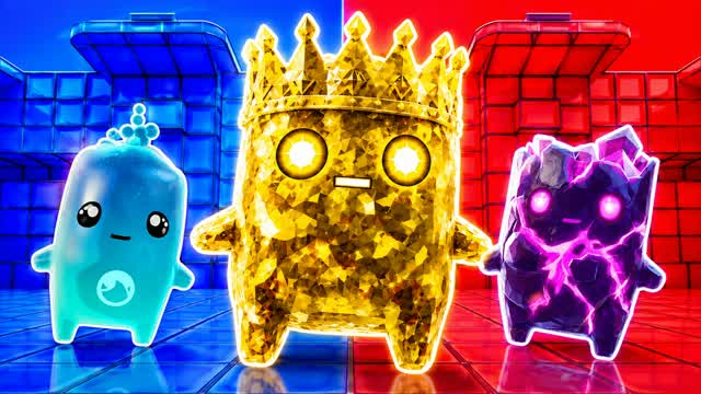 BLUE VS RED RUSHMARK 🔵🔴 — Fortnite Creative map cover art