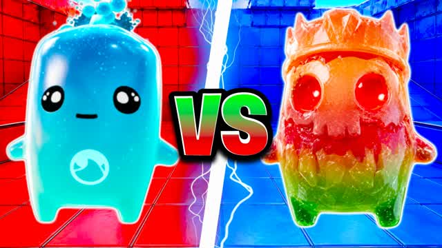 RED VS BLUE GLASS PANE ๐ด๐ต โ Fortnite Creative map