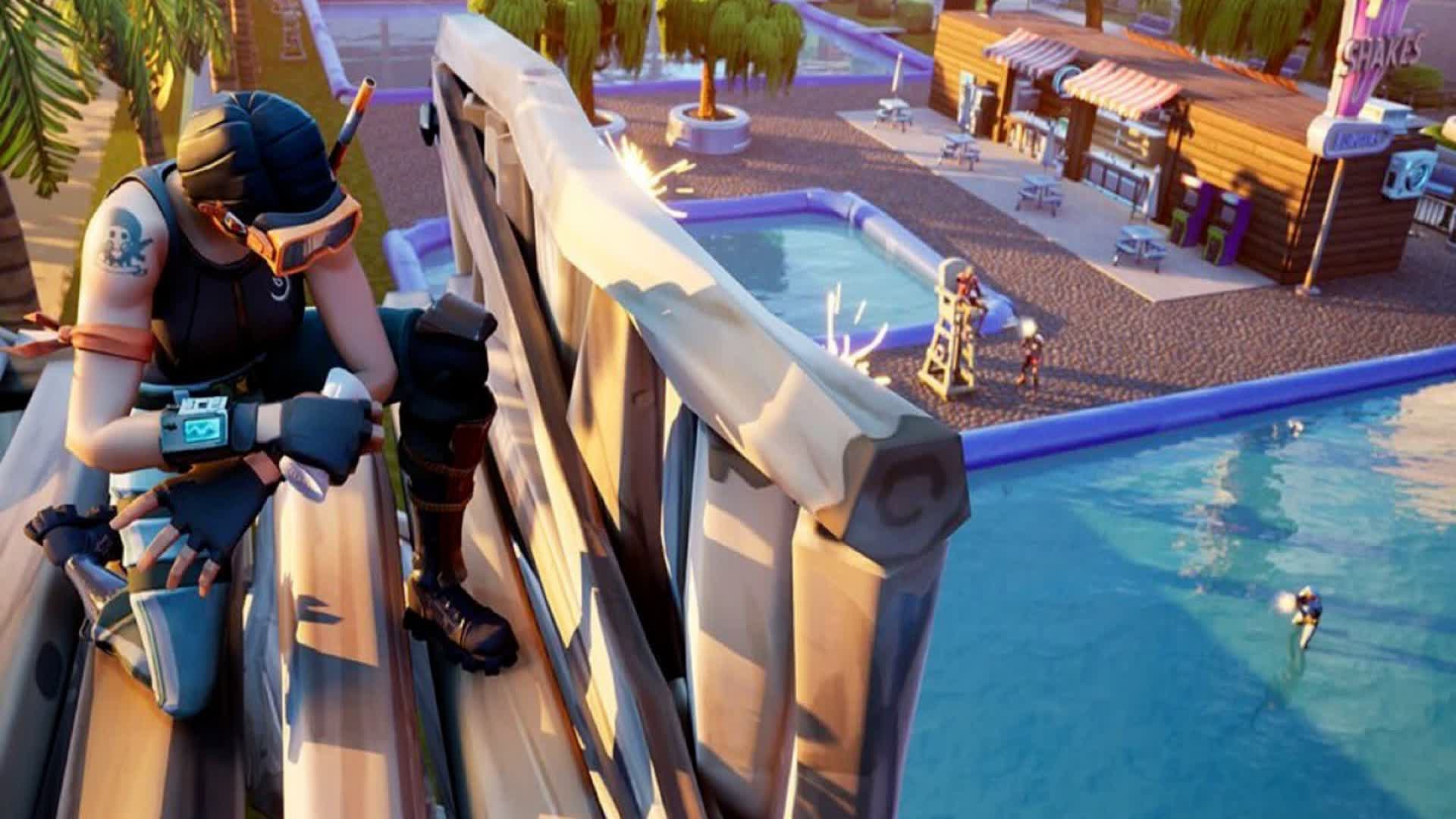 ZONE WARS WATER PARK OG — Fortnite Creative map