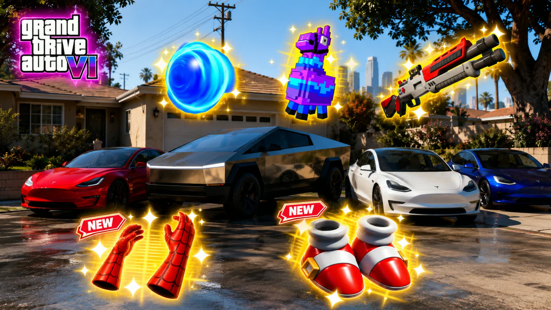 |||SPIDER|||GRAND DRIVE AUTO VI 6 ||| — Fortnite Creative map