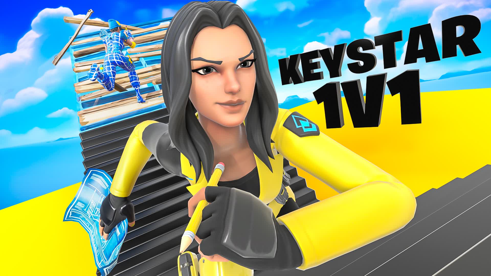 1V1 BUILD FIGHT [KEYSTAR] — Fortnite Creative map