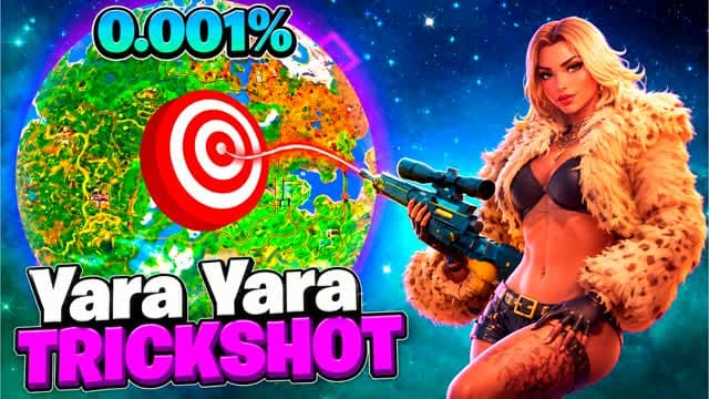 Crazy Trickshot Yara Yara — Fortnite Creative map