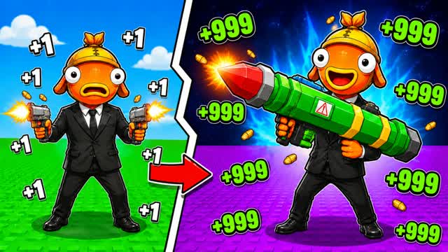 +1 Ammo Per Click — Fortnite Creative map