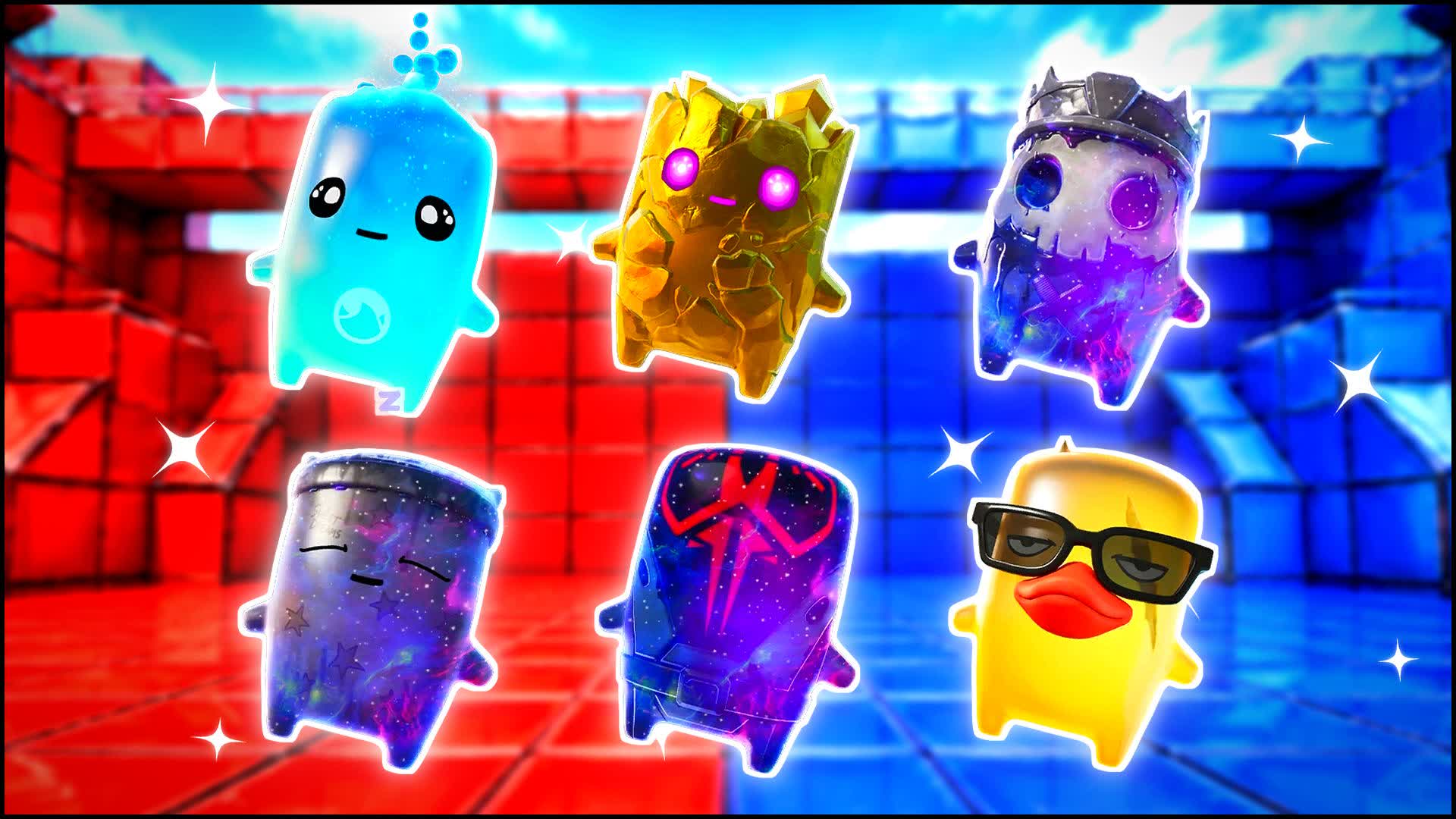 RED VS BLUE NO LOOKING BACK 🔴🔵 — Fortnite Creative map