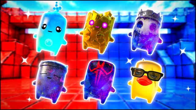 RED VS BLUE NO LOOKING BACK 🔴🔵 — Fortnite Creative map