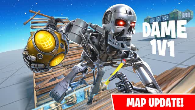 Dame 1V1 Build Fights (200 Pumps) — Fortnite Creative map