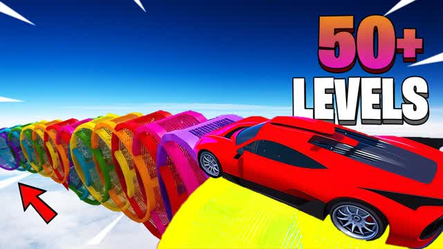 SUPER OBBY CAR PARKOUR — Fortnite Creative map cover art