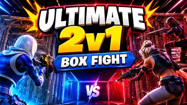 Ultimate 2v1 Box Fight — Fortnite Creative map cover art
