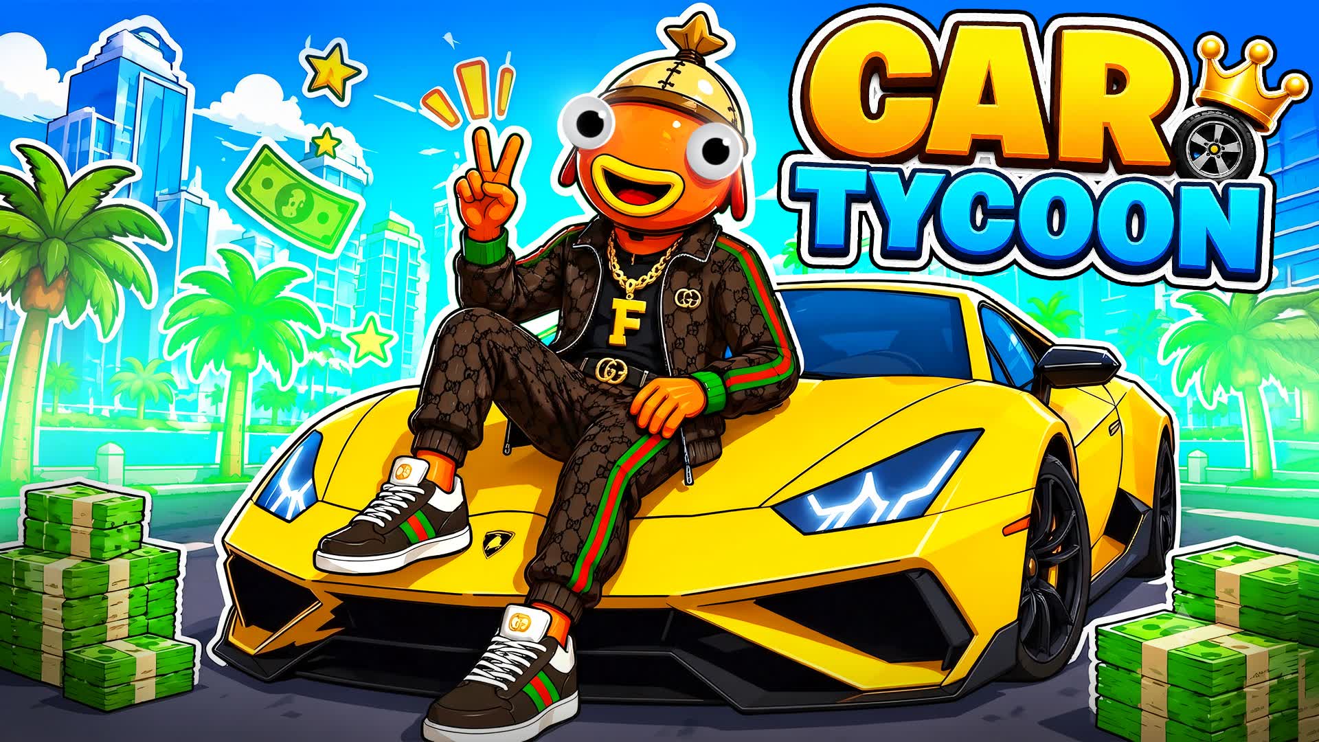 🚗Car Tycoon — Fortnite Creative map