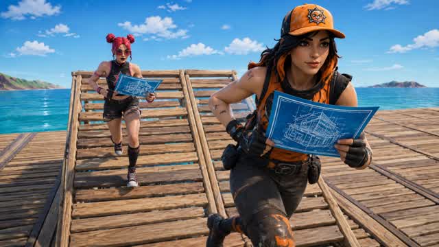 🔥 1v1 PvP Build Fights — Fortnite Creative map