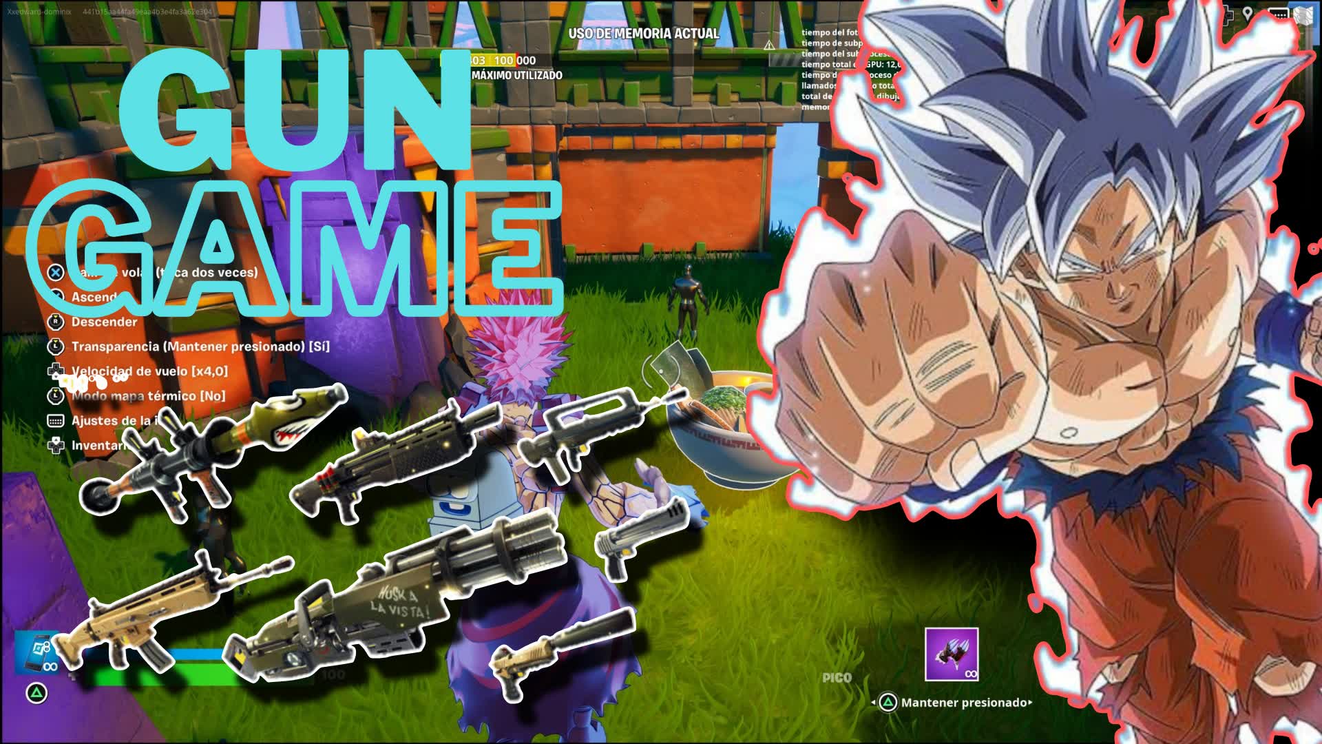 Gun Game — Fortnite Creative map