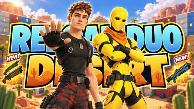 RELOAD DUOS DESERT ☀️ — Fortnite Creative map