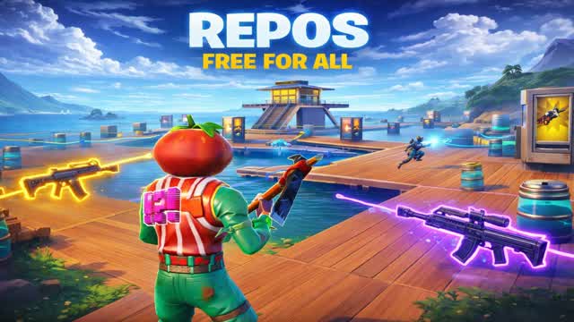REPOS FREE FOR ALL — Fortnite Creative map cover art