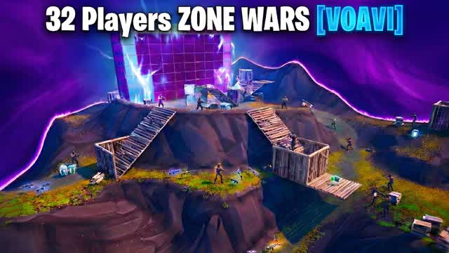 32 players Zone Wars [VOAVI] — Fortnite Creative map cover art