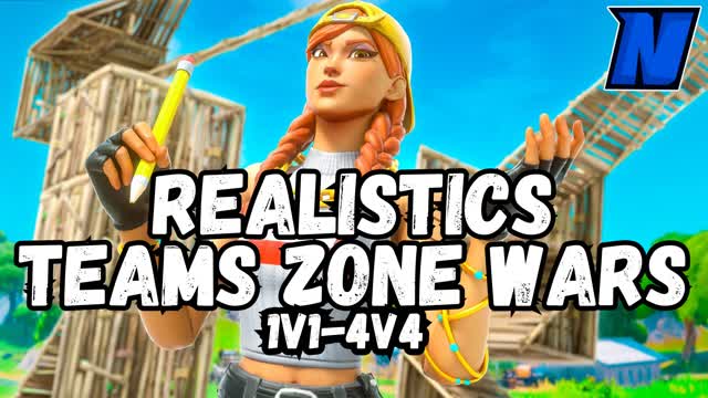 Realistics Teams Zone Wars — Fortnite Creative map