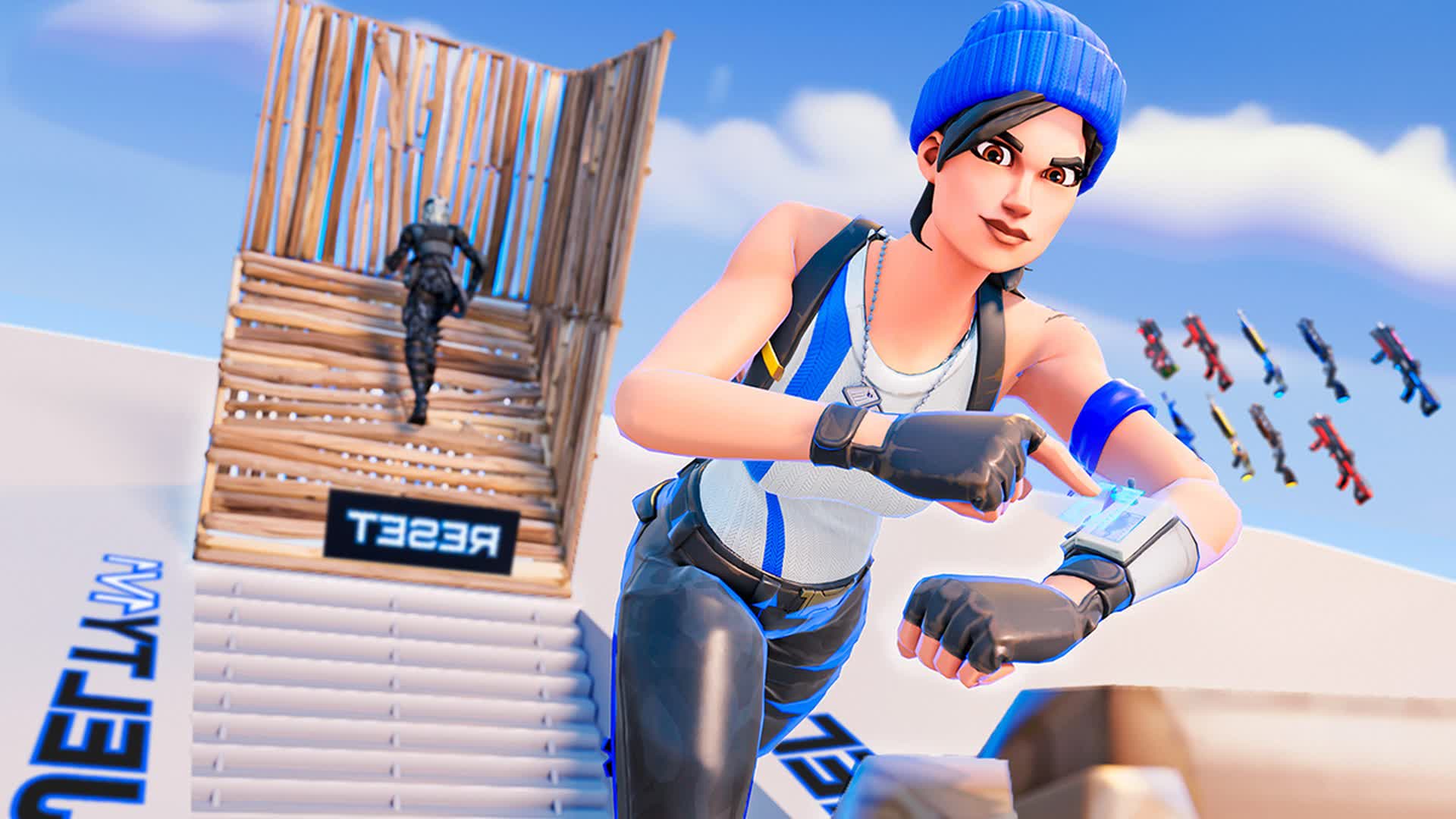 1v1 en equipo — Fortnite Creative map