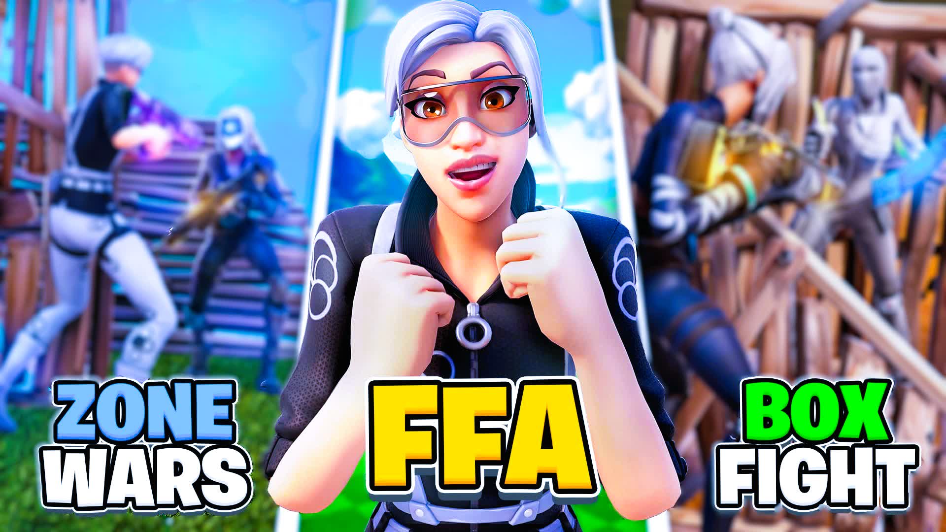 FFA - BOX FIGHT & ZONE WARS — Fortnite Creative map