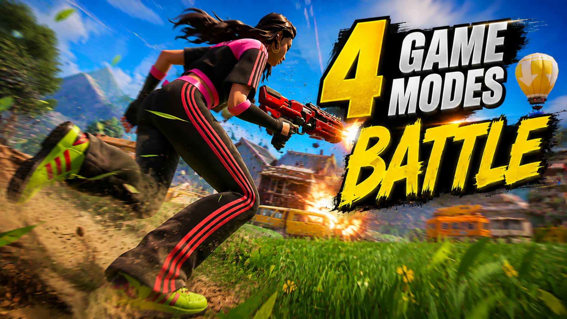 4 GAME MODES BATTLE 《SOLO》~4種競技Ⅱ ~ — Fortnite Creative map