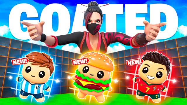 GOATED 1V1 FFA - ALL GUNS & DRIVE 669 — Fortnite Creative map