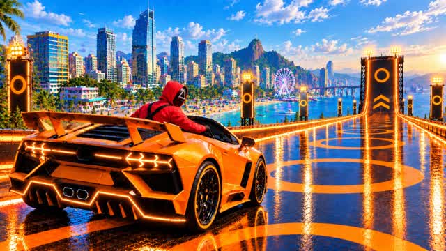 SUPER ROAD BATTLE - CAR GAME — Fortnite Creative map