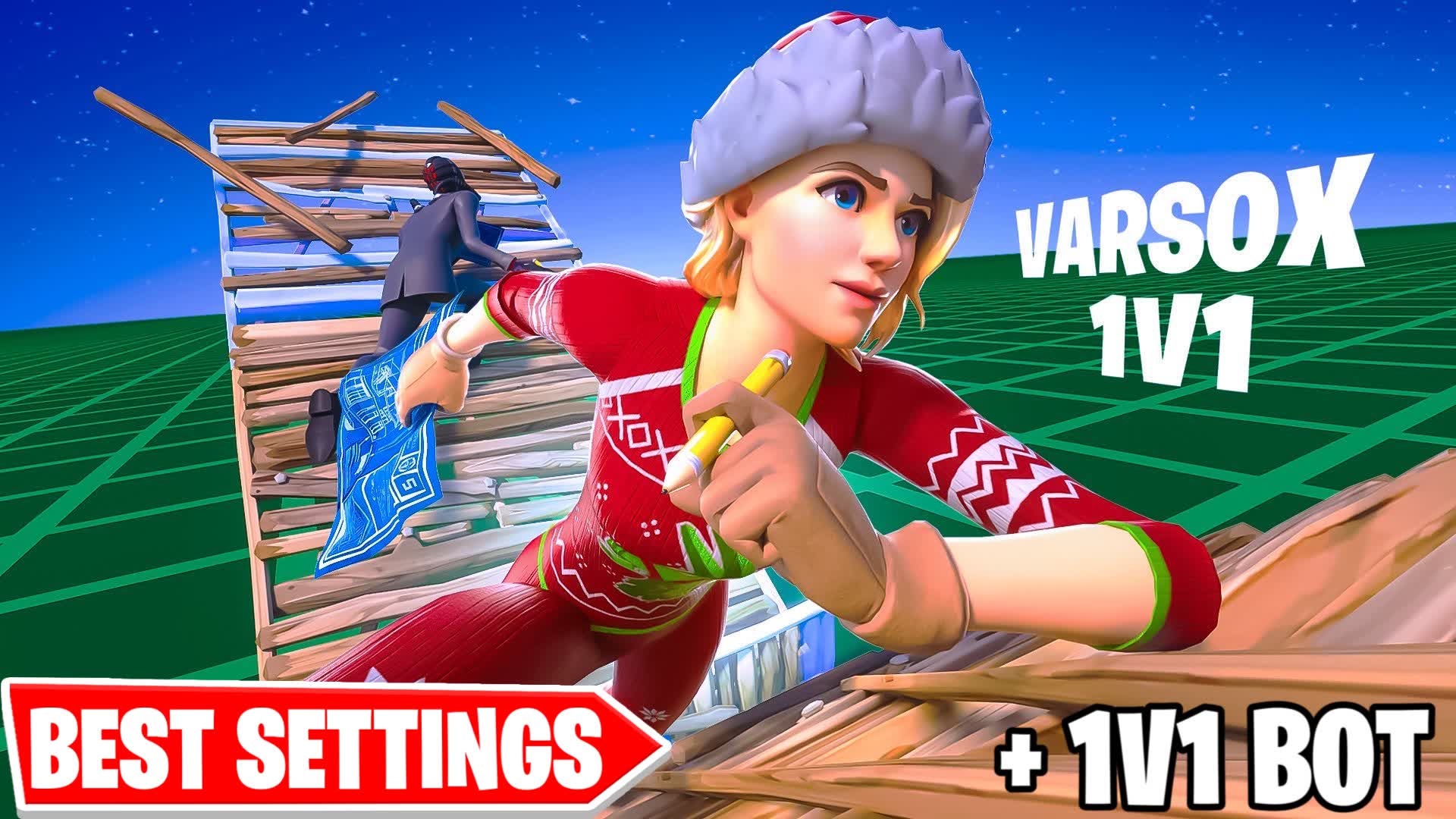 VARSOX 1V1 BUILDS FIGHTS (200 PUMPS+FFA) — Fortnite Creative map