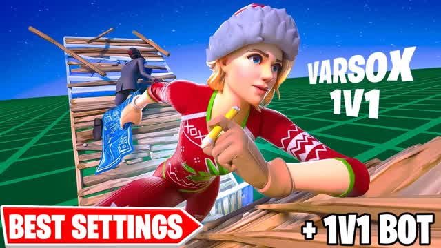 VARSOX 1V1 BUILDS FIGHTS (200 PUMPS+FFA) — Fortnite Creative map cover art