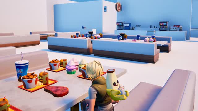 Family Restaurant Simulator — Fortnite Creative map cover art