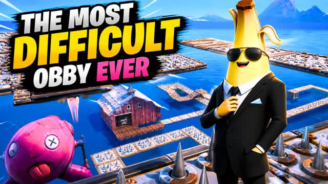 The Most Difficult Obby Ever — Fortnite Creative map