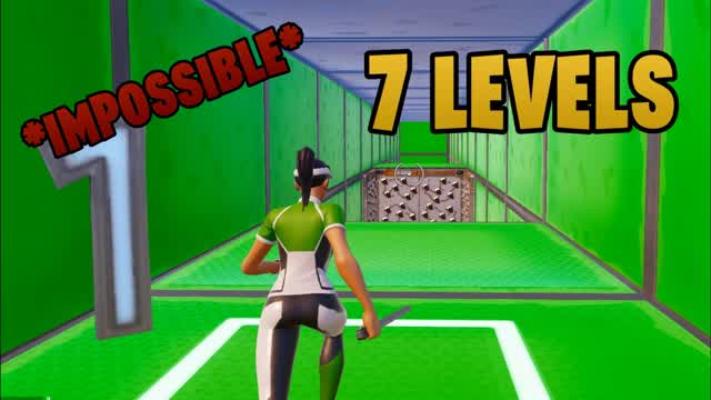 IMPOSSIBLE PARKOUR 7+ — Fortnite Creative map cover art