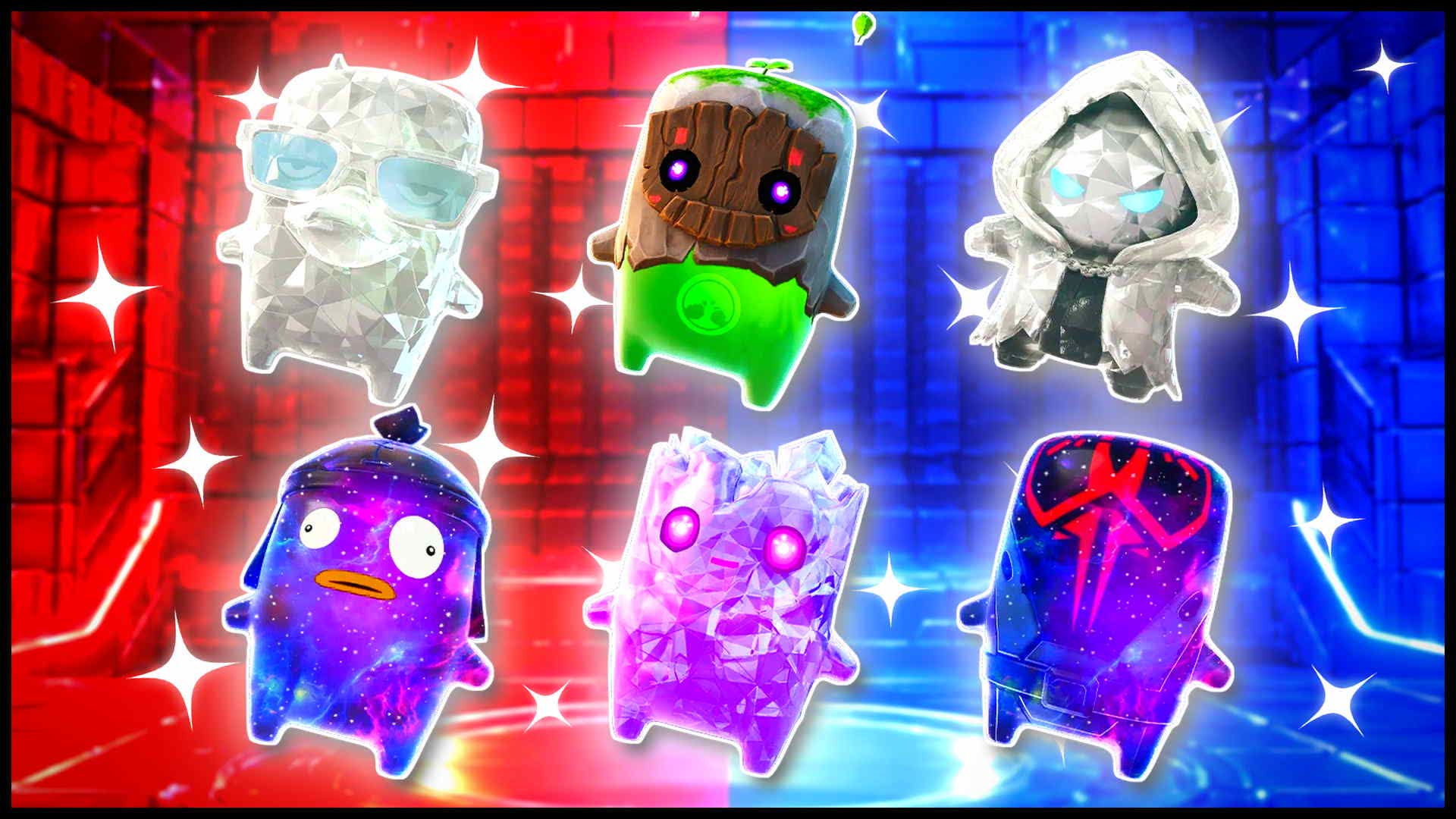 RED VS BLUE POWER MARK 🔴🔵 — Fortnite Creative map