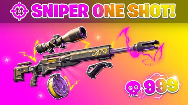 INSANE SNIPER ONE SHOT 🎯 — Fortnite Creative map