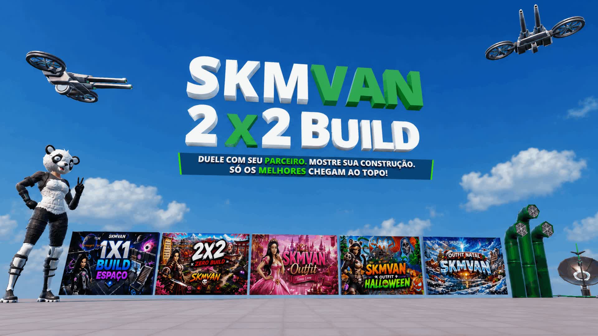2V2 BUILD SKMVAN :) — Fortnite Creative map