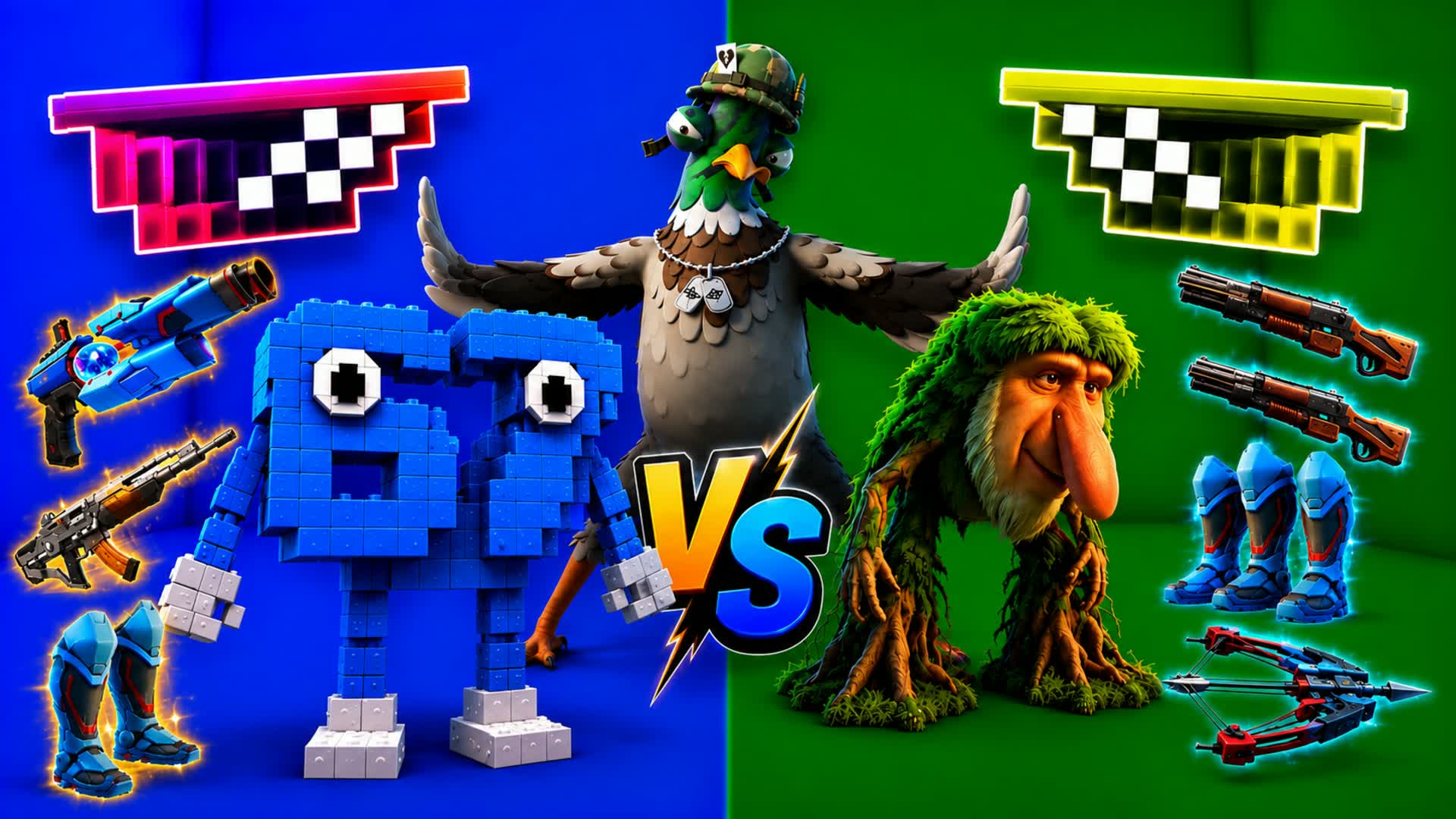 SIX SEVEN VS PATAPIM (4v4 BRAINROT) 🔥🔫 — Fortnite Creative map