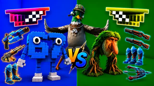 SIX SEVEN VS PATAPIM (4v4 BRAINROT) 🔥🔫 — Fortnite Creative map